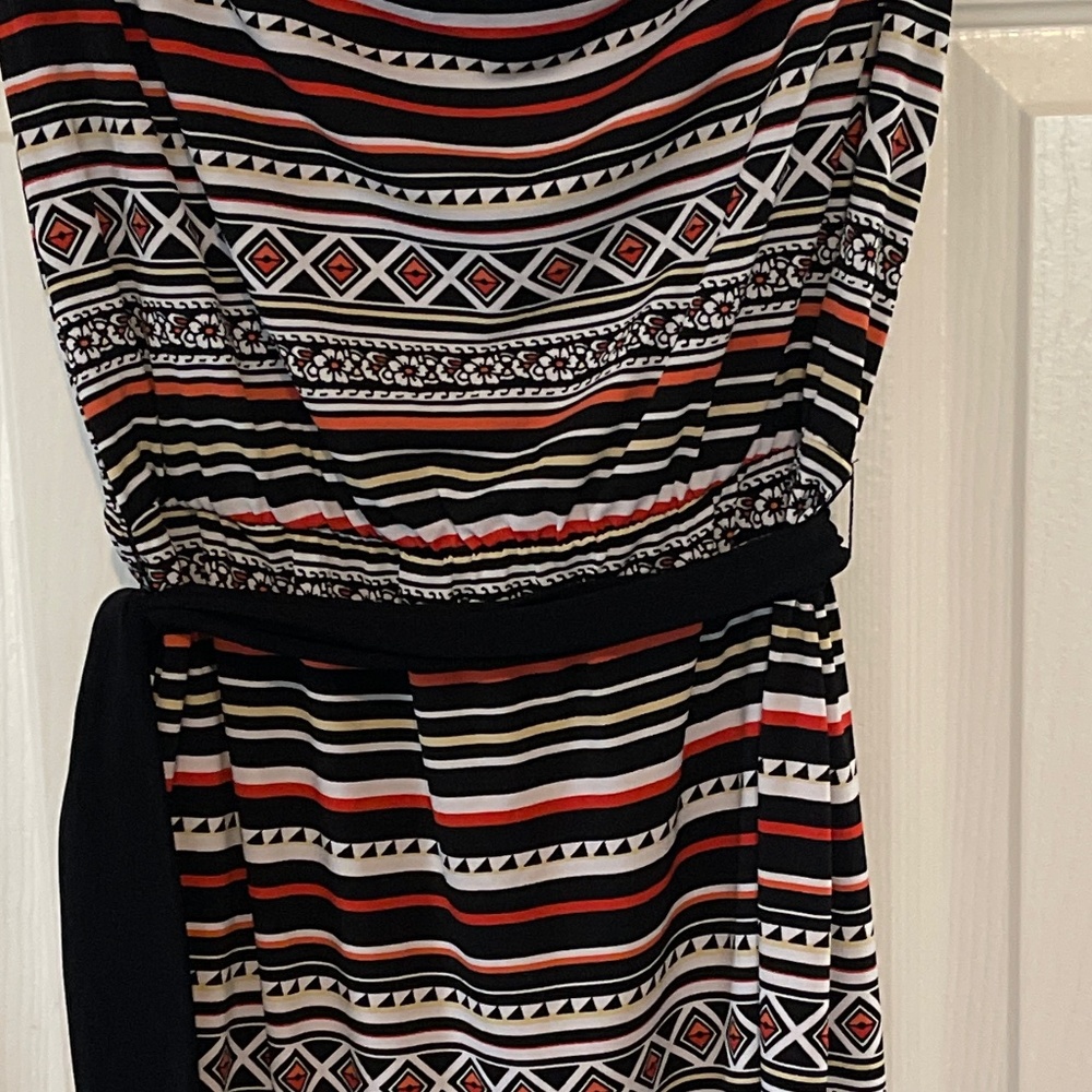 WHITE HOUSE/BLACK MARKET Womens strapless print dress dress Size Small